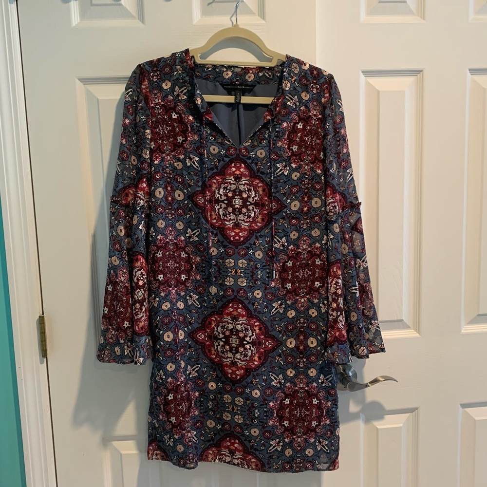 White House Black Market Paisley Dress